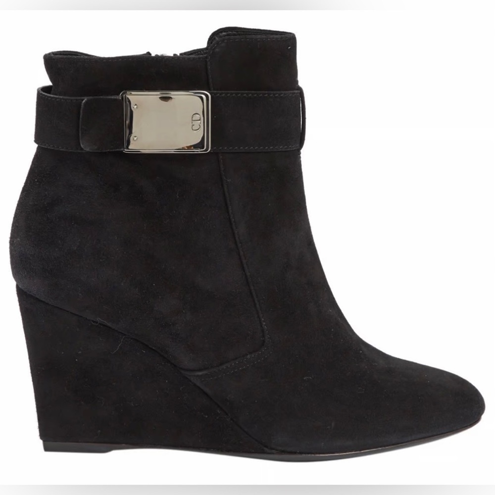 Christian Dior Black Booties 38.5